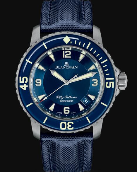 Blancpain Fifty Fathoms Watch Review Fifty Fathoms Automatique Replica Watch 5015 12B40 O52A